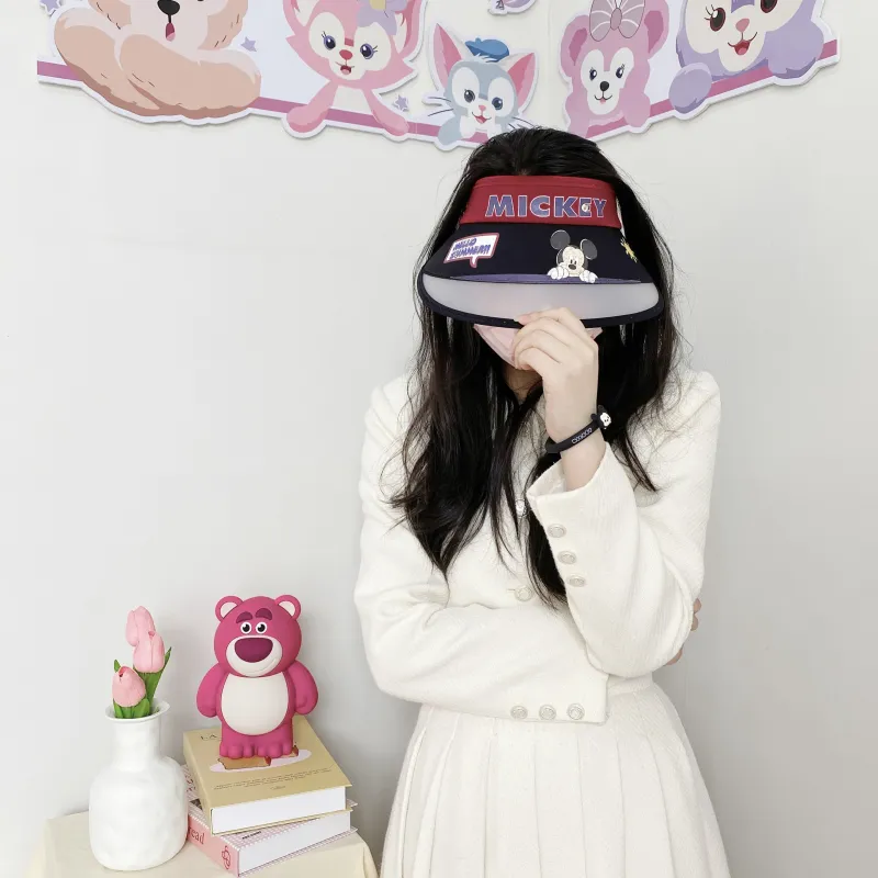Disney Mickey Series Polyester Sun Protection Hats Unisex-1