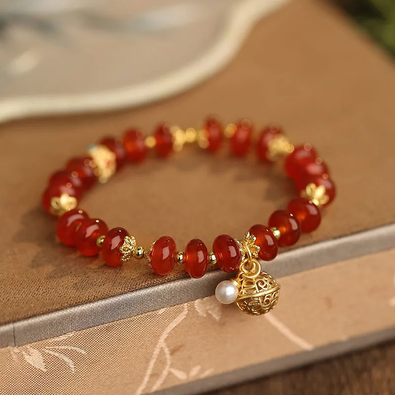 Princess Cui Southern Red Agate Bracelets Unisex-2