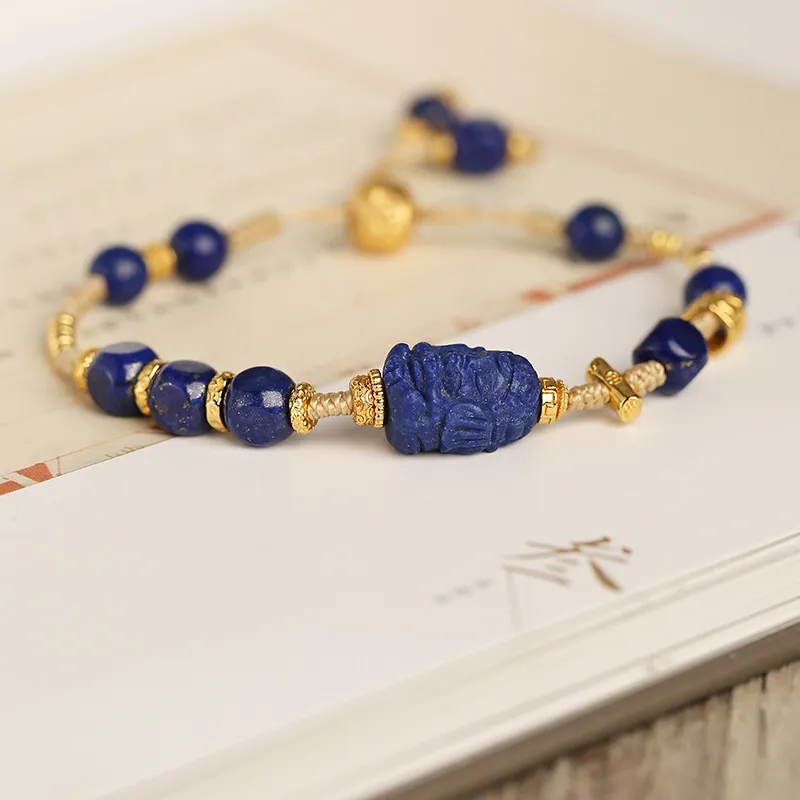 Princess Cui Lapis Lazuli Bracelets Unisex-4