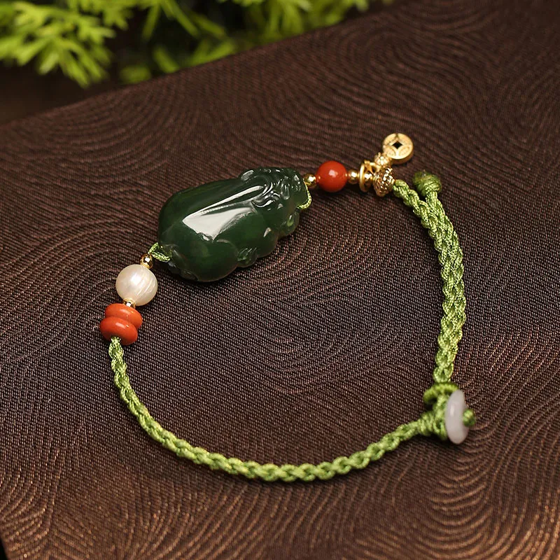Princess Cui Bracelets Green Jade Unisex-3