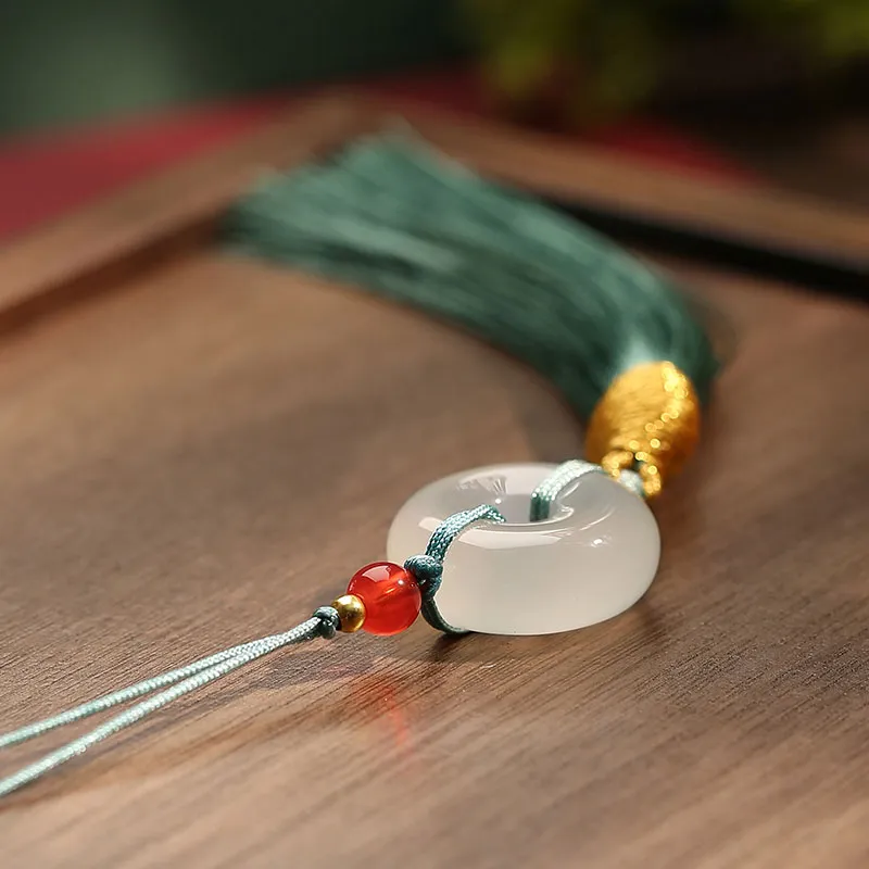 Princess Cui Chalcedony Pendants Unisex-3