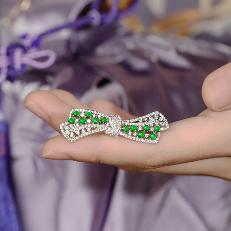 Princess Cui Ice Type Jadeite Hair Clip Women's-5