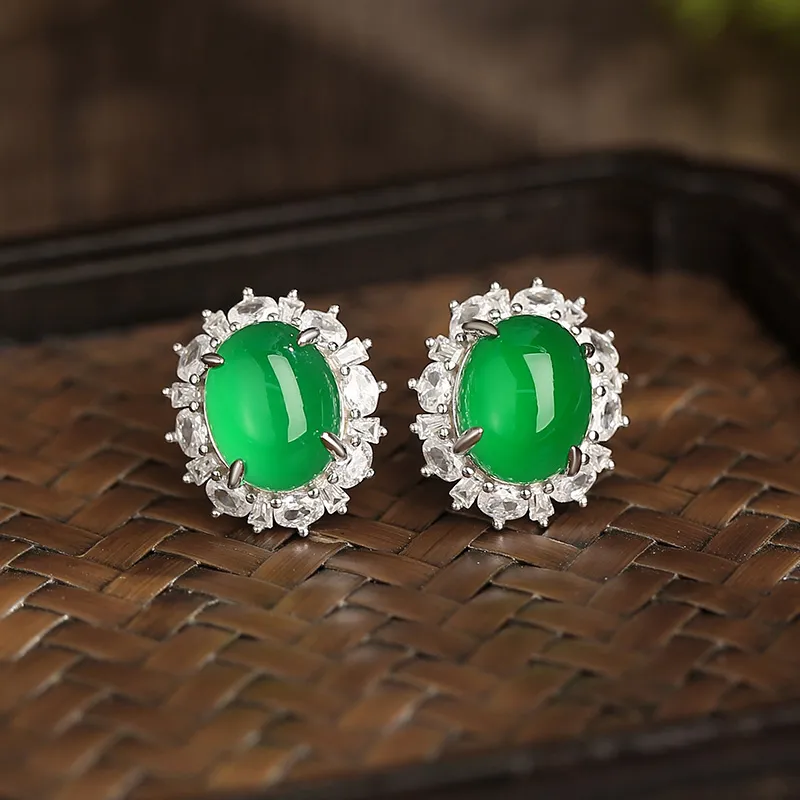 Princess Cui Chalcedony Earrings Women's-2