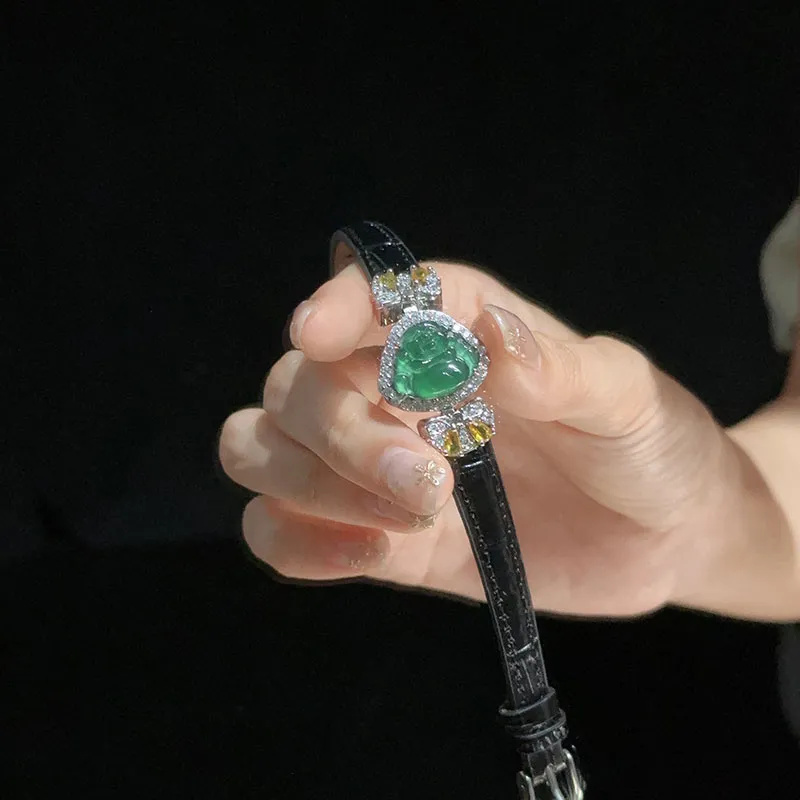 Princess Cui Ice Glutinous Jadeite Bracelets Unisex-4