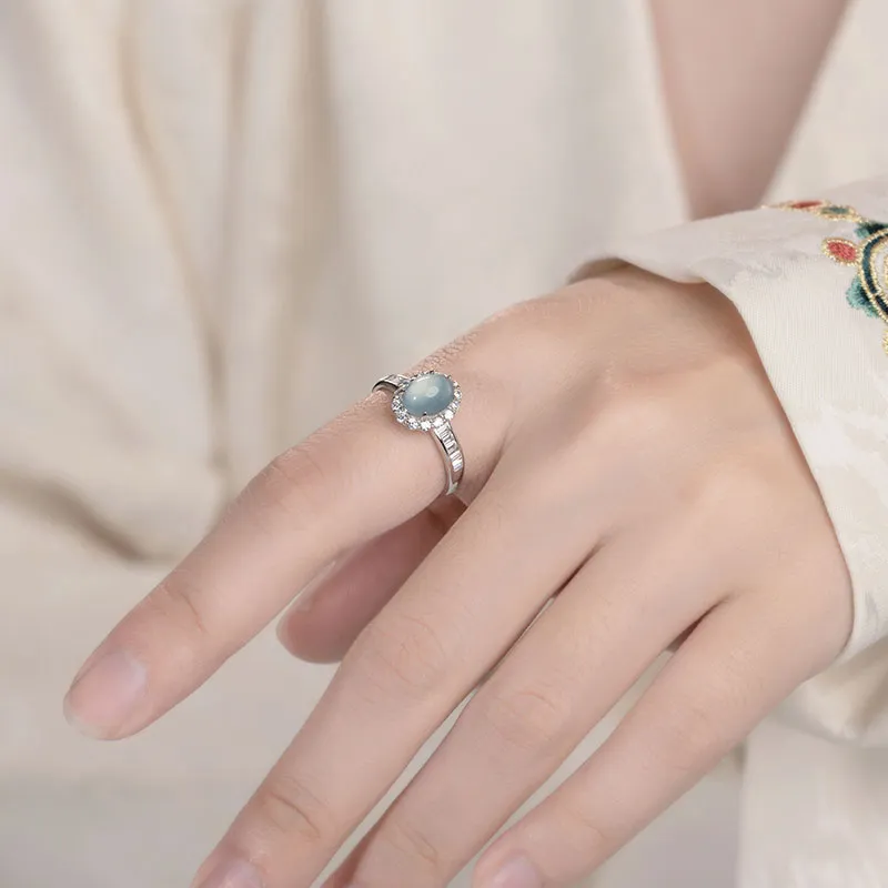 Princess Cui Ice Type Jadeite Rings Women's-3