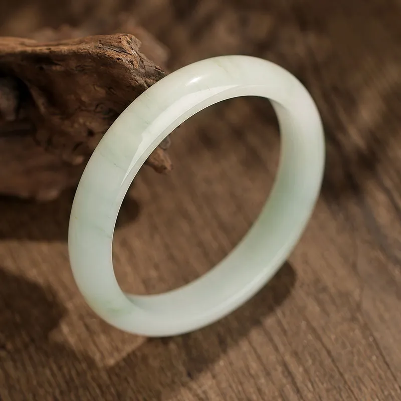 Princess Cui Golden Silk Jade Jade Bangles Women's-2