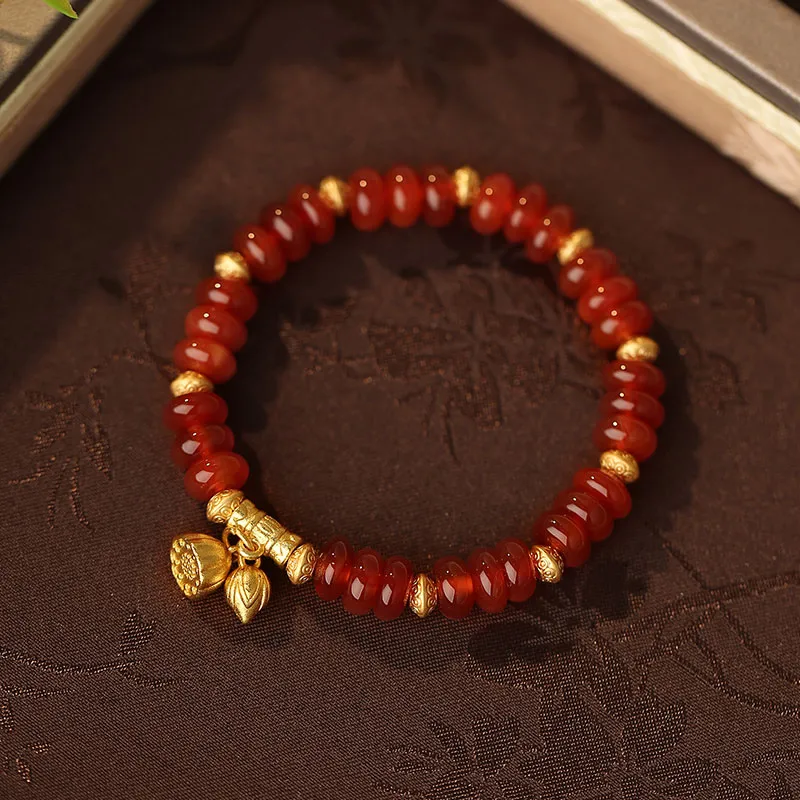 Princess Cui Southern Red Agate Bracelets Unisex-3