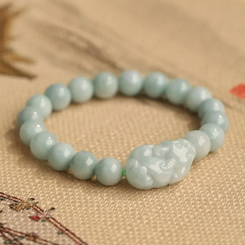 Princess Cui Glutinous Jade Jadeite Bracelets Unisex-2