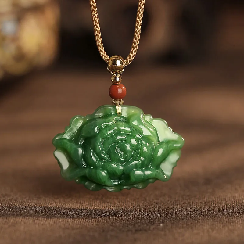Princess Cui Hetian Jade Necklaces White Jade/Pale Greenish White Jade Women's-1