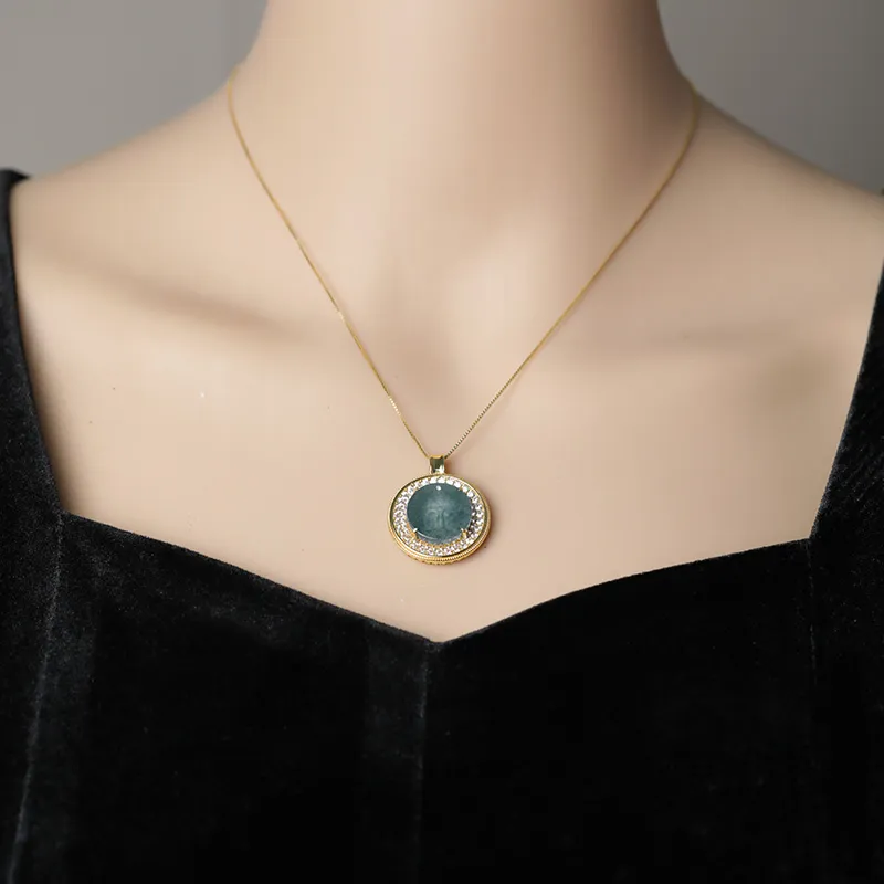 Princess Cui Ice Type Jadeite Necklaces Women's-5