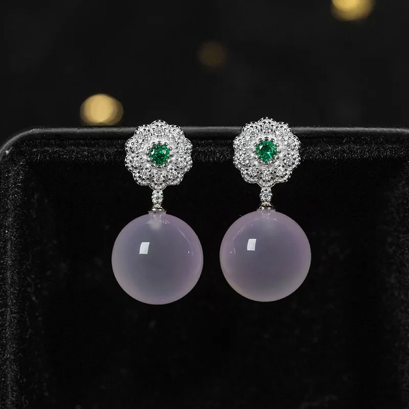 Princess Cui Chalcedony Earrings Women's-3