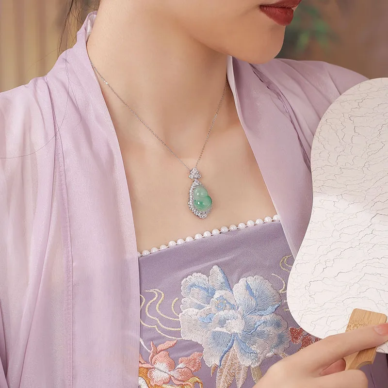 Princess Cui Dulong Jade Necklaces Women's-5