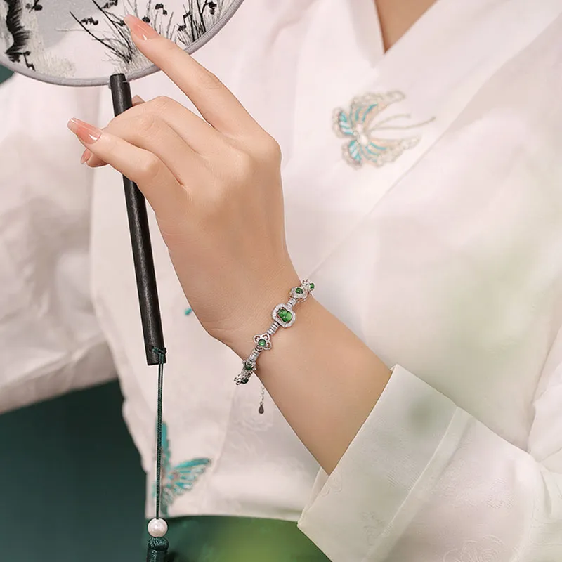 Princess Cui High Ice Jade Jadeite Bracelets Women's-5