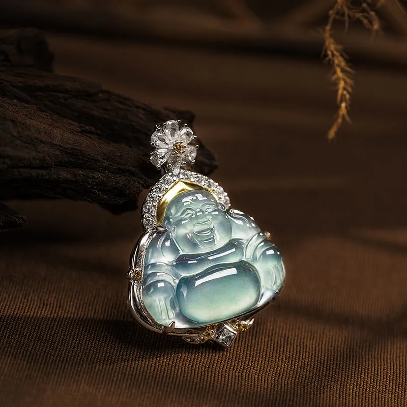 Princess Cui Ice Glutinous Jadeite Necklaces Women's-2