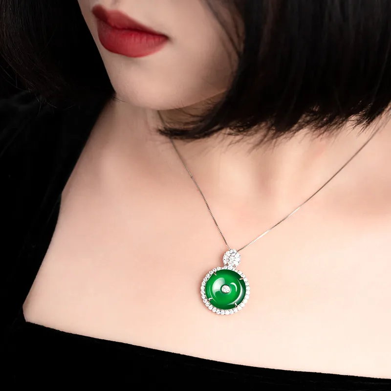 Princess Cui Chalcedony Necklaces Women's-1
