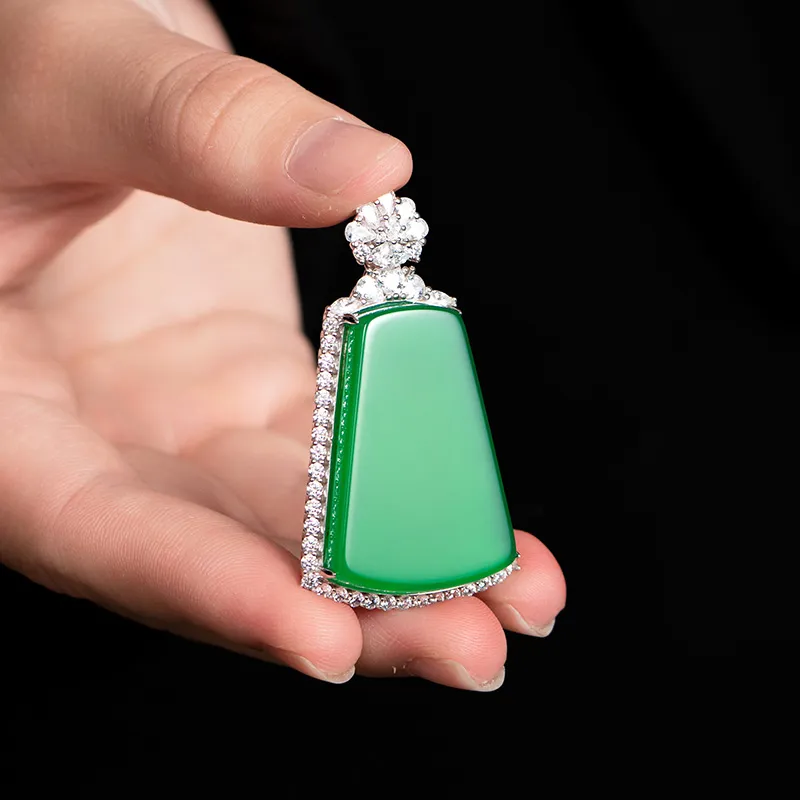 Princess Cui Chalcedony Jade Necklaces Women's-2