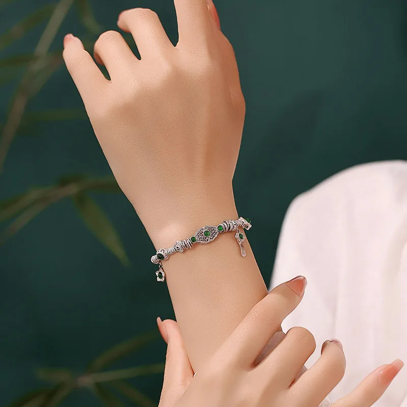 Princess Cui High Ice Jade Jadeite Bracelets Women's-4