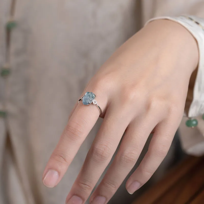 Princess Cui Ice Type Jadeite Rings Unisex-5