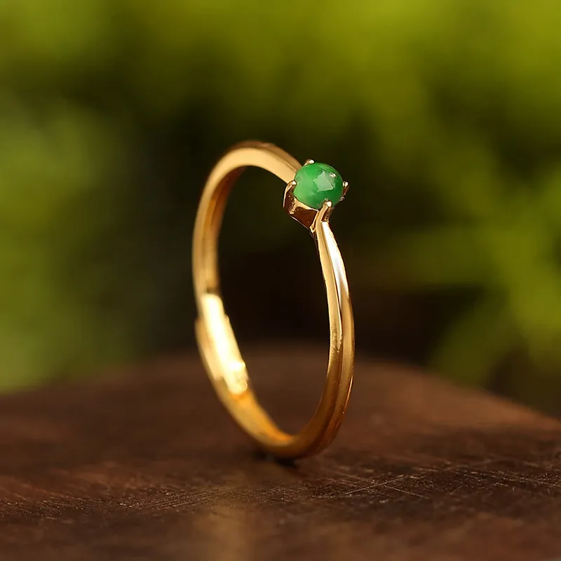 Princess Cui Ice Type Jadeite Rings Unisex-1