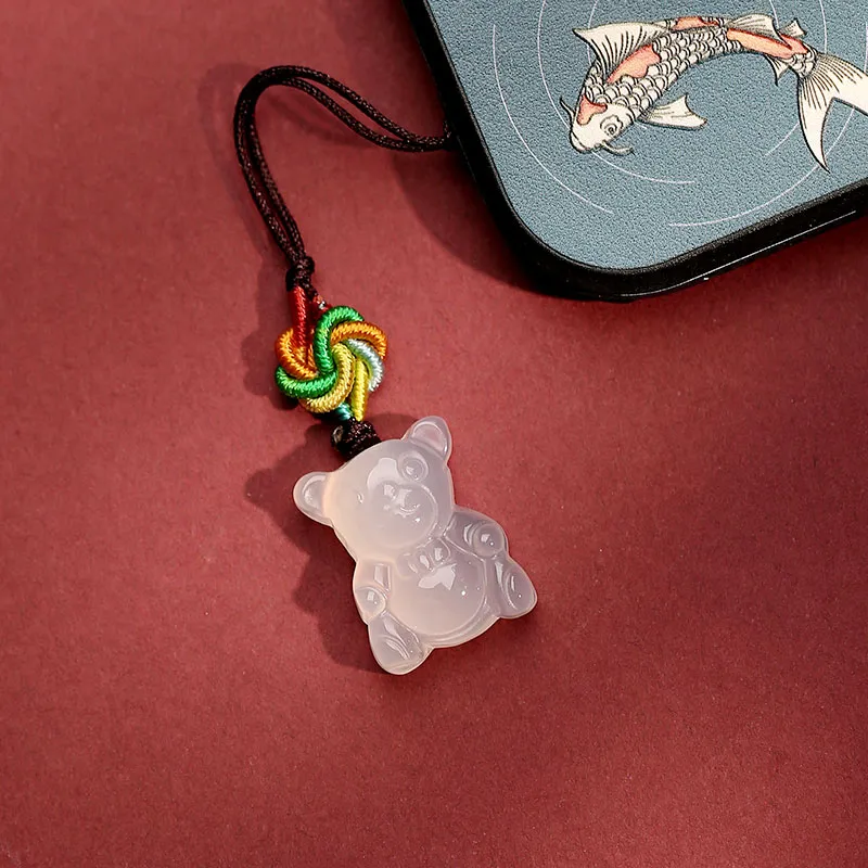Princess Cui Chalcedony Cell Phone Pendants Unisex-3