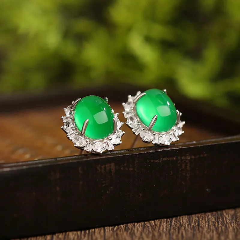 Princess Cui Chalcedony Earrings Women's-1