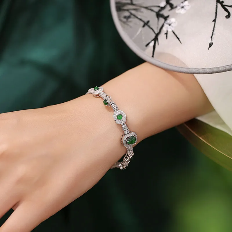 Princess Cui High Ice Jade Jadeite Bracelets Women's-4