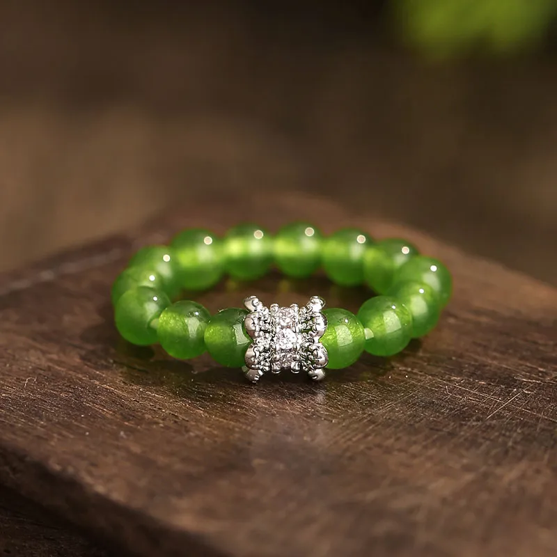 Princess Cui Chalcedony Rings Unisex-1
