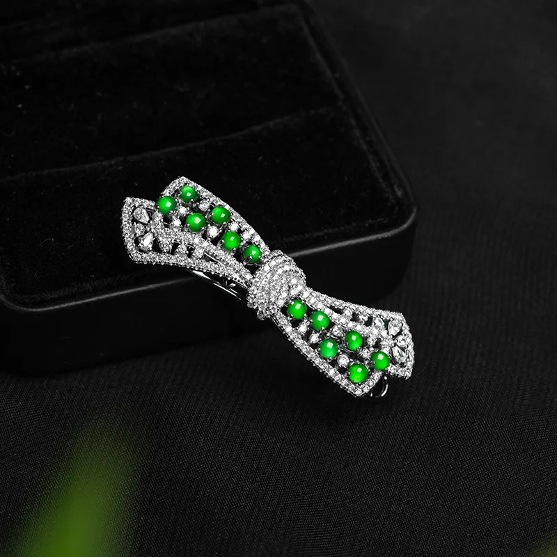 Princess Cui Ice Type Jadeite Hair Clip Women's-2