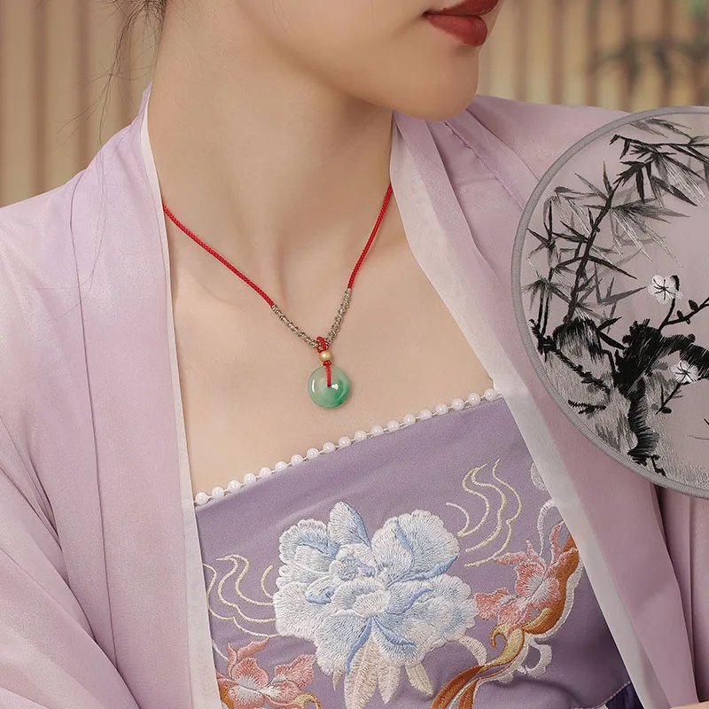 Princess Cui Dulong Jade Necklaces Unisex-5