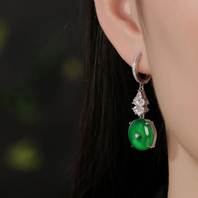 Princess Cui Chalcedony Earrings Women's-1