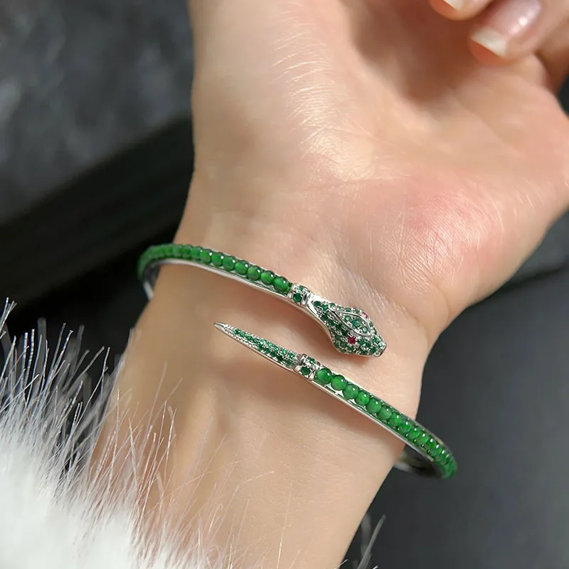 Princess Cui Ice Type Jadeite Bangles Unisex-5