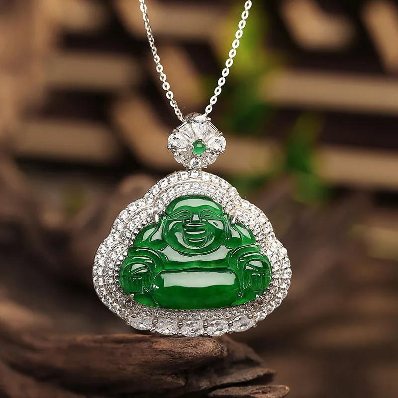 Princess Cui Ice Type Jadeite Necklaces Unisex-1