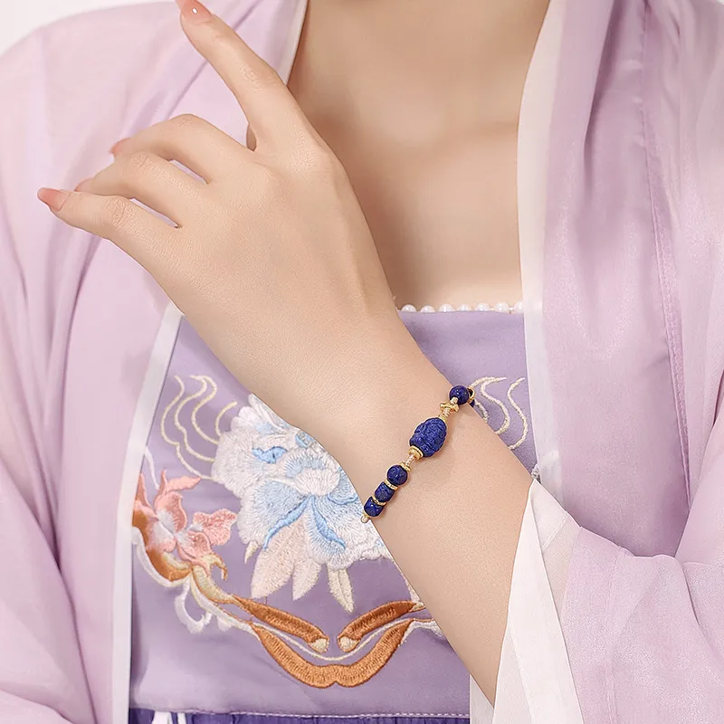 Princess Cui Lapis Lazuli Bracelets Unisex-7