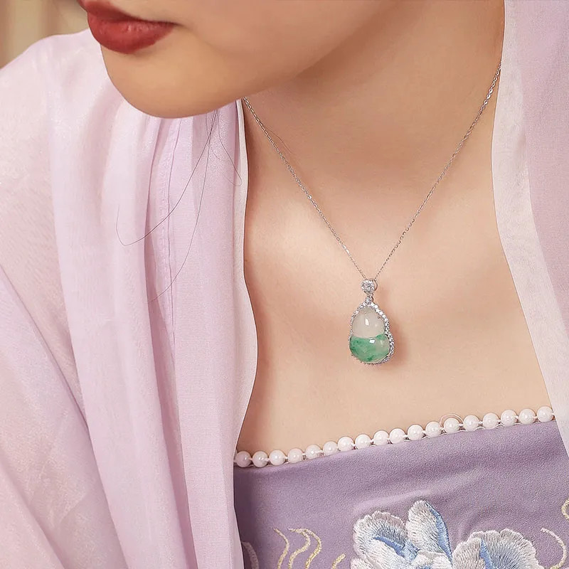 Princess Cui Dulong Jade Necklaces Women's-4
