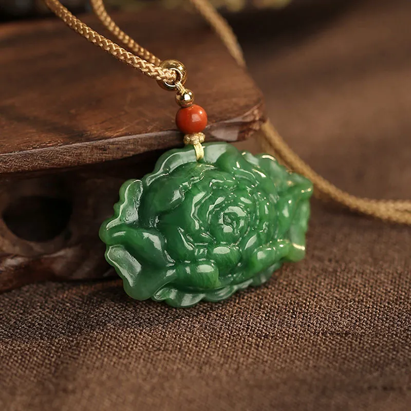 Princess Cui Hetian Jade Necklaces White Jade/Pale Greenish White Jade Women's-2