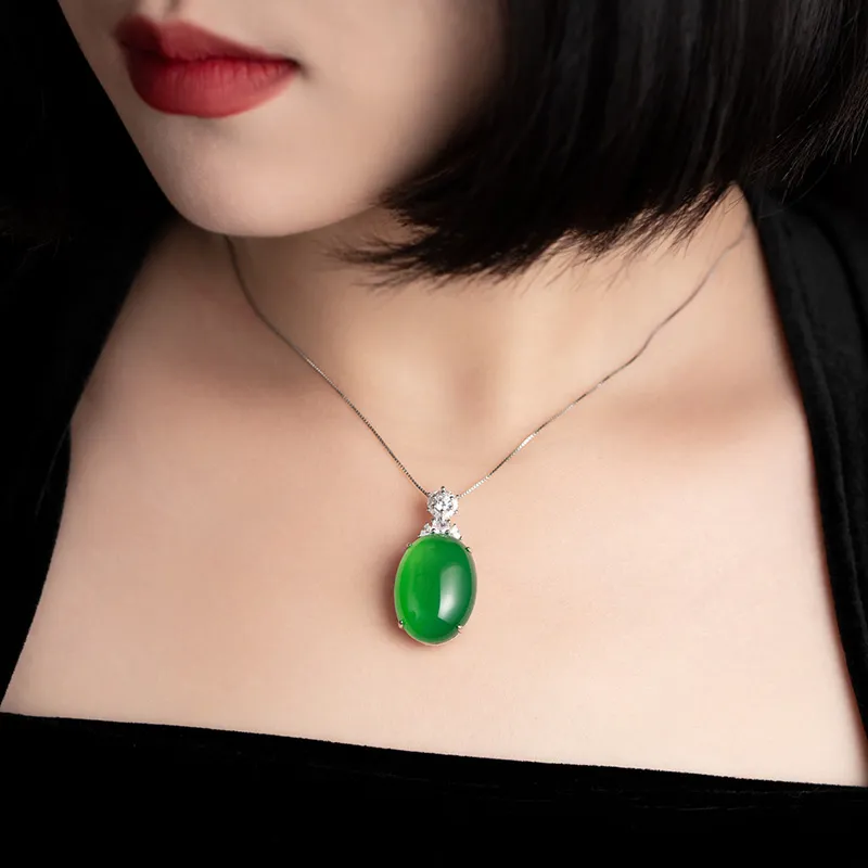 Princess Cui Agate Jade Pendants Women's-1