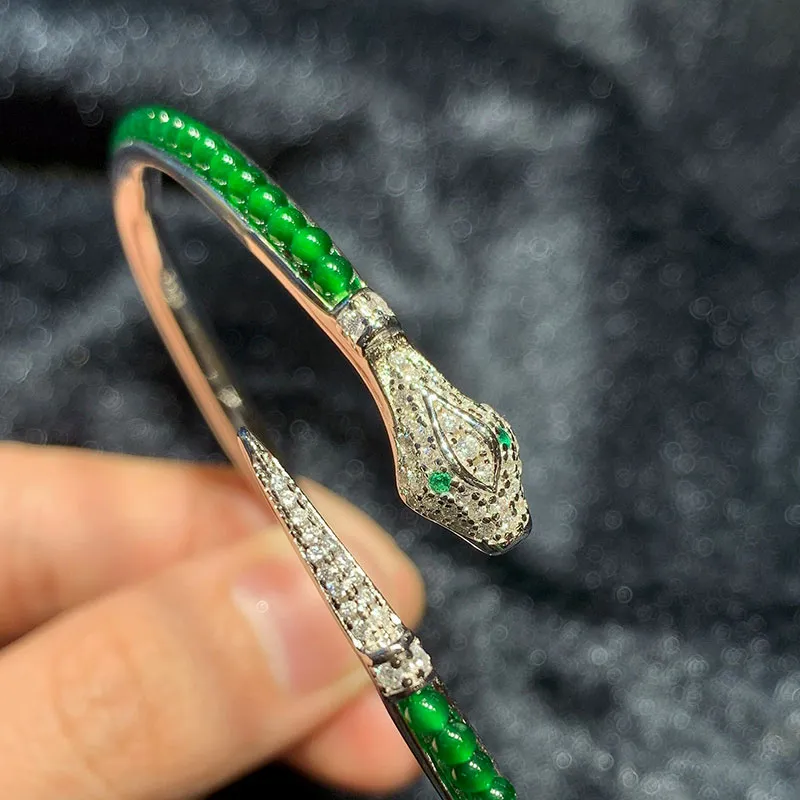 Princess Cui Ice Type Jadeite Bangles Unisex-2