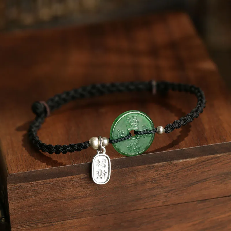 Princess Cui Ice Glutinous Jadeite Bracelets Unisex-5