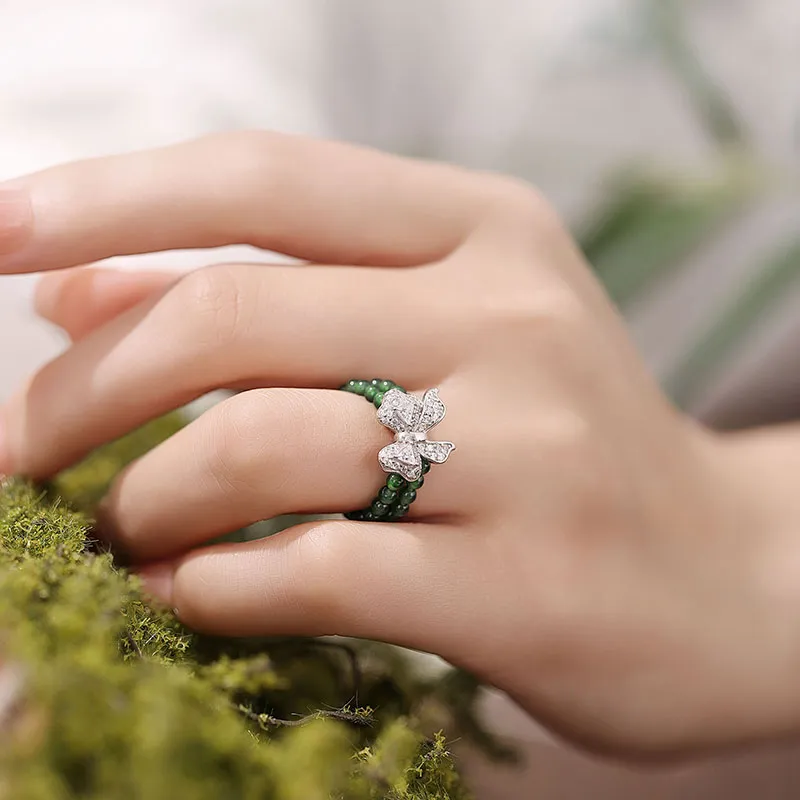 Princess Cui Ice Type Jadeite Rings Women's-4