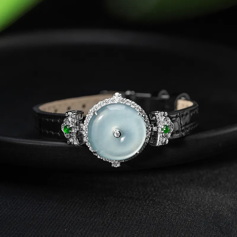 Princess Cui Ice Glutinous Jadeite Bracelets Unisex-3