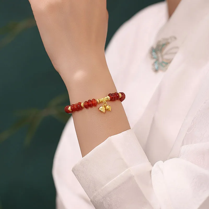 Princess Cui Southern Red Agate Bracelets Unisex-6