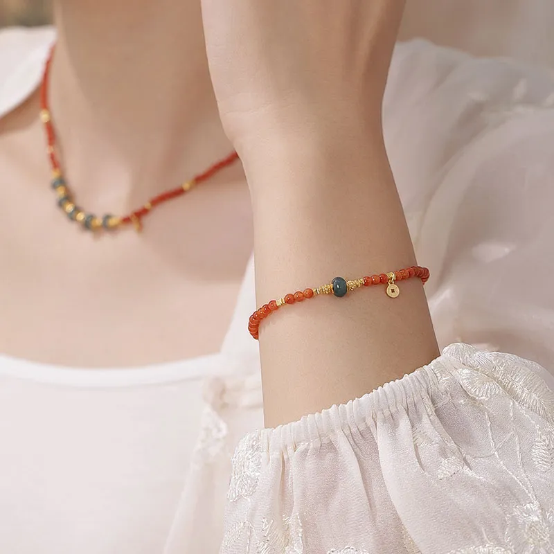 Princess Cui Southern Red Agate Bracelets Unisex-4