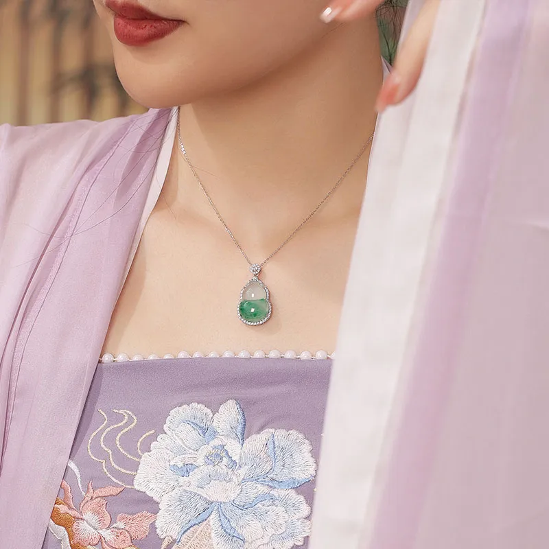 Princess Cui Dulong Jade Necklaces Women's-5