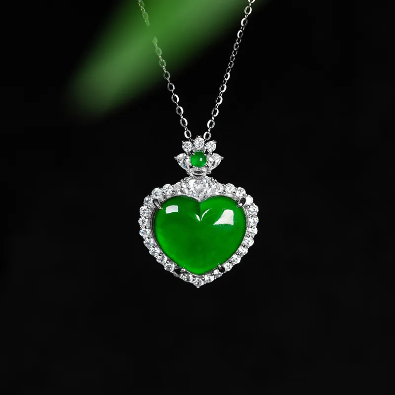 Princess Cui Ice Type Jadeite Necklaces Women's-1