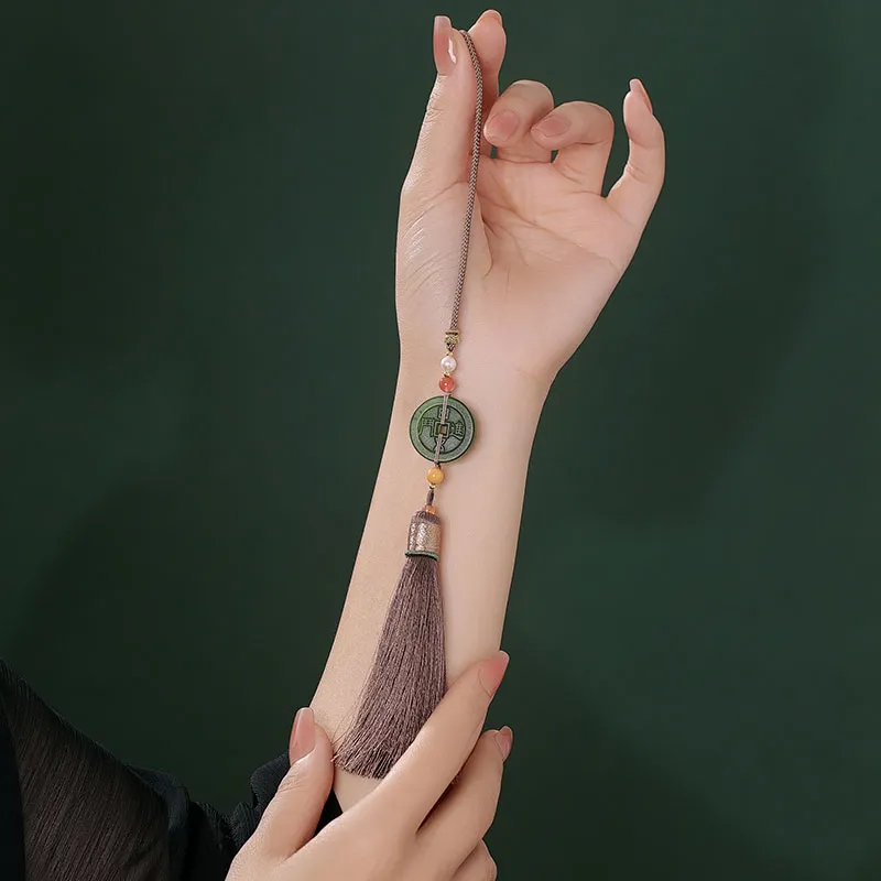 Princess Cui Hetian Jade Green Jade Unisex-4
