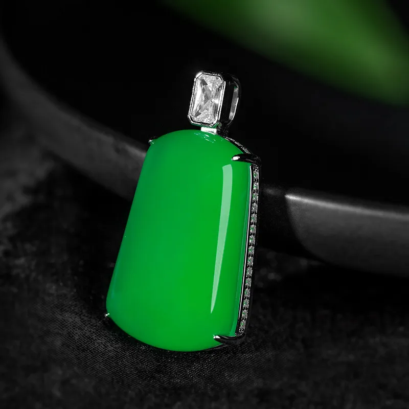 Princess Cui Chalcedony Jade Necklaces Women's-3