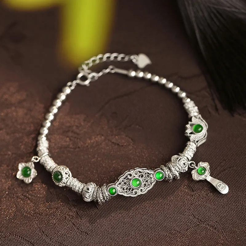 Princess Cui High Ice Jade Jadeite Bracelets Women's-3