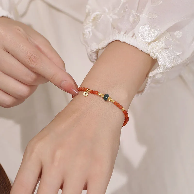 Princess Cui Southern Red Agate Bracelets Unisex-3