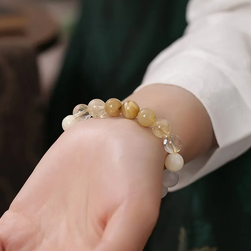 Princess Cui Agate Jade Bracelets Unisex-1
