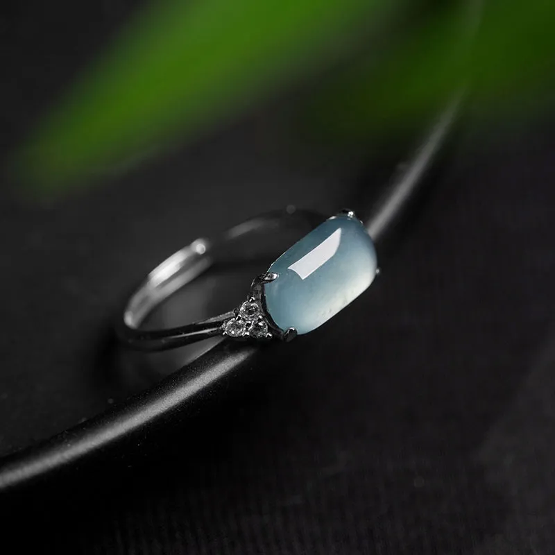 Princess Cui Ice Type Jadeite Rings Unisex-4